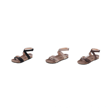 Wholesale Women′s Sandal Belt Buckle Comfortable Large Toe Sandals